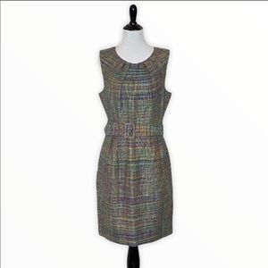 Trina Turk Kurdson Neon Tweed Dress Size: 10